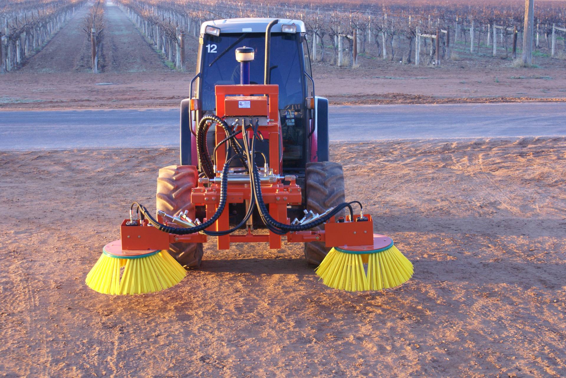 Front-mounted-Twin-Sweeper-with-full-electric-over-hydraulic-controls